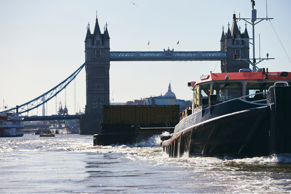 Thames River and London Bridge